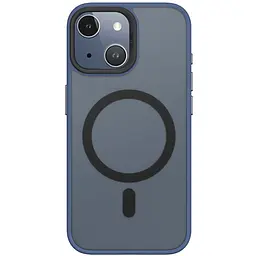 TPU+PC чохол Blueo Skin Friendly Frosted with MagSafe для Apple iPhone 15 (6.1) Синій / Blue