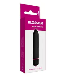 Міні-вібратор Minx Blossom, 9,5 см (чорний) - мініатюра 4