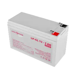 Акумулятор гелевий LP-GL 12 V - 7 Ah Silver