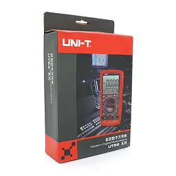 Мультиметр UNI-T UT58A Вимірювання: V (AC/DC), A (AC/DC), Ω, F. Функції: Data Hold, продзвонювання, тест діодів, тест транзисторів, режим сну. - мініатюра 2