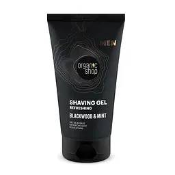 Гель для гоління Освіжаючий Blackwood and Mint MEN Organic Shop 150 мл