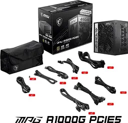 Блок живлення MSI MPG A1000G PCIE5 (MPG A1000G PCIE5) Б/в,U1 - мініатюра 5