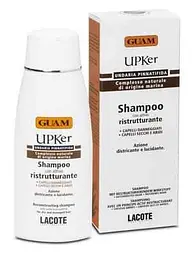Поновлюючий шампунь Guam для сухого волосся UPKer Shampoo і посічених кінчиків ristrutturante 200 мл