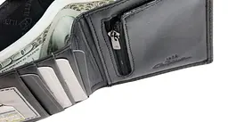 Невеликий вертикальний чоловічий шкіряний портмоне Giorgio Ferretti 8,5х10,5х1,5 см acs0024181 - мініатюра 4