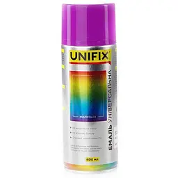 Фарба аерозольна UNIFIX 400мл фіолетовий акрилова універсальна RAL 4005
