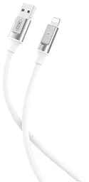 USB Кабель ХО NB251 Lightning Silicone 6A 1.0m Білий
