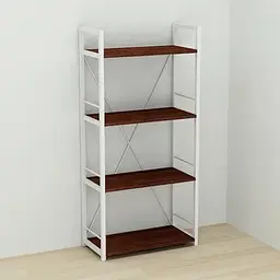 Етажерка 4/60 Ferrum-decor Серії Коннект 120x60x28 білий ДСП Венге 16мм (FRD-105526)