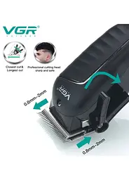 Професійна машинка для стрижки VGR V-683 для волосся та бороди - мініатюра 3
