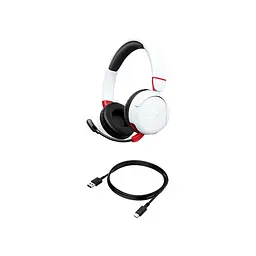 Гарнітура HyperX ігрова Cloud Mini mini-jack/BT 1.2 м білий-червоний (7G8F2AA) - мініатюра 6