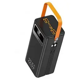 Зовнішній акумулятор Power Bank TUGII Y103 30000 mAh повербанк швидка зарядка LED-дисплей ліхтарик Чорний