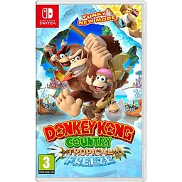 Ігрова консоль Nintendo Switch Neon Blue-Red Upgraded version + Гра Donkey Kong Country: Tropical Freeze - мініатюра 6