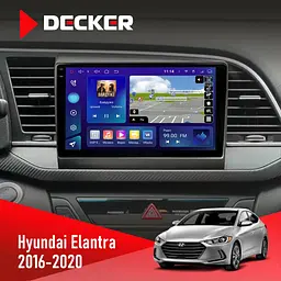 Штатна магнітола Hyundai Elantra 2016-2020 CAN Decker D9-009 4x64, DSP, 4G, 2k Decker (НФ-00008237)