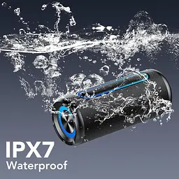 Bluetooth-динамік з підсвіткою, Bluetooth 5.4 Music Box, подвійний динамік, подвійні басові драйвери, 30 годин автономної роботи - мініатюра 5