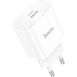 Зарядний пристрій Hoco C76A Pro 1Type-C PD/QC 30W PPS White - мініатюра 4