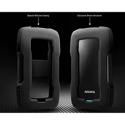 Зовнішній жорсткий диск Adata Technology HD330 DashDrive Durable 4TB USB 3.1 2.5 чорний - мініатюра 8