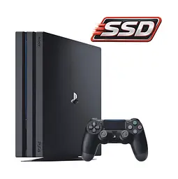 Консоль Sony PlayStation 4 PRO 1TB SSD CUH 72 Black обслуженая + Геймпад беспроводной DualShock 4 + гарантия Б/У - мініатюра 2