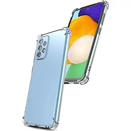 TPU чохол GETMAN Ease logo посилені кути Full Camera для Samsung Galaxy A52 4G / A52 5G / A52s Безбарвний (прозорий) - мініатюра 4