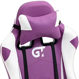 Геймерське дитяче крісло GT Racer біле з фіолетовим (X-5934-B Kids White/Violet) - мініатюра 10