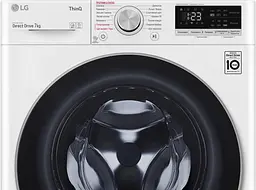 Пральна машина LG з фронтальним завантаженням F2V5HS1W, 7кг, 1200, A+++-20%, Пар, глибина 45см, Дисплей, Інвертор, Білий (F2V5HS1W) - мініатюра 10