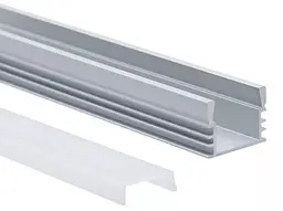 LED профіль підвісний. Розсіювач PC морозний в комплекті. 2м KLOODI KLP1612 2 - мініатюра 4