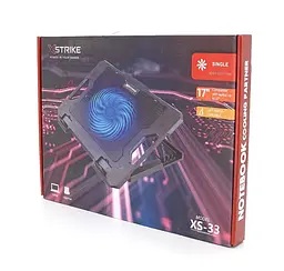 Охолоджувальна підставка для ноутбука до 15.6 дюймів XSTRIKE 33XS 1xfans 140mm - мініатюра 3