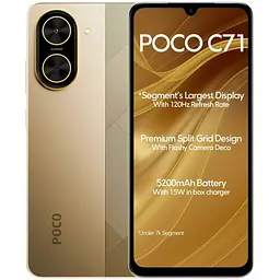 Смартфон Xiaomi Poco C71 3/64GB Gold (with charger) (Global Version)