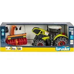 Іграшкова машинка Bruder Трактор Claas Axion 950 для прибирання снігу 1:16 (03017) - мініатюра 15