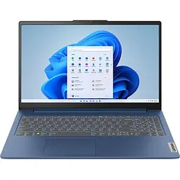 Ноутбук 15" Lenovo ideapad Slim 3 15IRH10 (83K100DQRA) Cosmic Blue 15.3" (1920x1200, IPS, 60Hz), Intel Core i5-13420H Wi-Fi 6, BT 5.2, 1xType-C/2xUSB3.2, HDMI, 50Wh, DOS