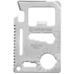 Мультитул карта Intertool HT-0589 70мм x 11од
