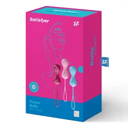 Вагінальні кульки Satisfyer Power Balls, 17.6 см, різнобарвний - мініатюра 3