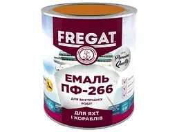 Емаль алкідна ПФ-266 FREGAT жовто-коричневий 0.9кг для підлоги