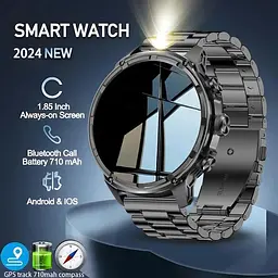 Смарт-годинник V99 1,85-дюймовий ультра HD NFC зондування Bluetooth виклик 710 мА·год Велика батарея Спортивний фітнес-розумний - мініатюра 2