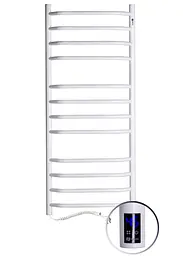 Електрична рушникосушарка Navin Блюз 480x1200 Sensor ліва з таймером 12-006133-4812, Білий, Ліве, Електронний