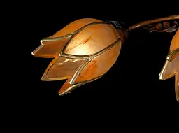 Люстра Splendid Ray L10114/4, 4 лампи E14, бронзова, 22 см, 64 см, сучасний стиль для дому - мініатюра 2