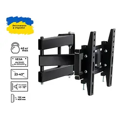 Кронштейн Sector TV02T-R3 20х20 см Чорний (111762169) - мініатюра 2