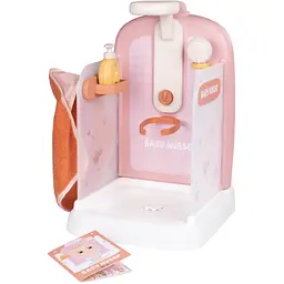 Ігровий набір Smoby Toys Бебі Ньорс. Душова кабіна з подачею води та аксесуарами терракотова пудра (7600220399)