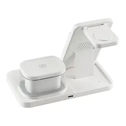 Бездротовий зарядний пристрій Wuw H33 5in1 15W IP version Qi MagSafe White (33580_3210086) - мініатюра 3