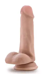 Фалоімітатор Dr. Skin+ Posable Shaft 6 Inch 15.2 см тілесний - мініатюра 3