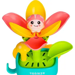 Набір іграшок для ванни Baby Team Чарівна квітка (9031_квітка рожева) - мініатюра 4