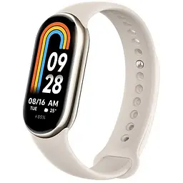 Розумний браслет XIAOMI Mi Smart Band 8 (BHR7166GL) бежево- золотистий