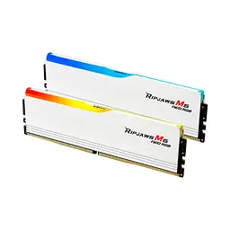 Модуль пам'яті для комп'ютера DDR5 32GB (2x16GB) 6000 MHz Ripjaws M5 Neo RGB Matte White G.Skill (F5-6000J3636F16GX2-RM5NRW) - мініатюра 3