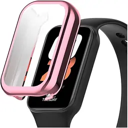 Чохол-накладка DK CDK Silicone Face Case для Xiaomi Mi Band 8 Active (017304) (pink rose) - мініатюра 2