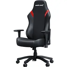 Крісло ігрове Anda Seat Luna Size L Black/Red PVC (AD18-44-BR-PV) - мініатюра 6