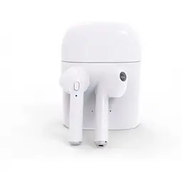 Бездротові блютуз навушники TWS i7 Mini з боксом для заряджання White (au043-hbr) - мініатюра 2