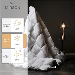 Ковдра пухова MirSon Beatrice № 092, зимова, 220х200 см, біла - мініатюра 3