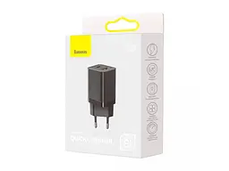 Зарядний адаптер - блок живлення Baseus Super Si Pro Quick Charger C + U 30W EU CCSUPP-E01 Чорний - мініатюра 3