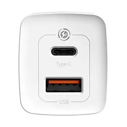Мережевий зарядний пристрій Baseus GaN2 Lite Quick Charger (CCGAN2L-B02) білий - мініатюра 4