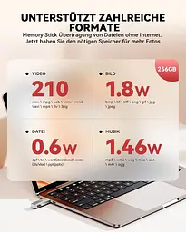 MFi USB-накопичувач 256GB 3-в-1 (USB-C/Lightning/USB) для iPhone 15, iPhone/iPad/Android/PC/ноутбука - мініатюра 8