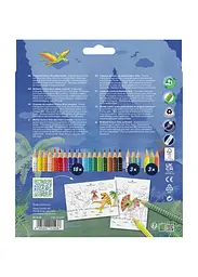 Набір олівців 18 кол. FABER CASTELL Grip акварельні + 3 металік + 3 неон (201546) - мініатюра 2