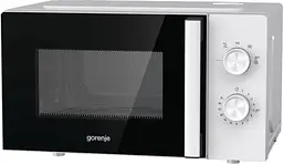Мікрохвильова піч, 17л, мех. керув., 700Вт, дисплей, білий Gorenje kuh0015097 - мініатюра 3